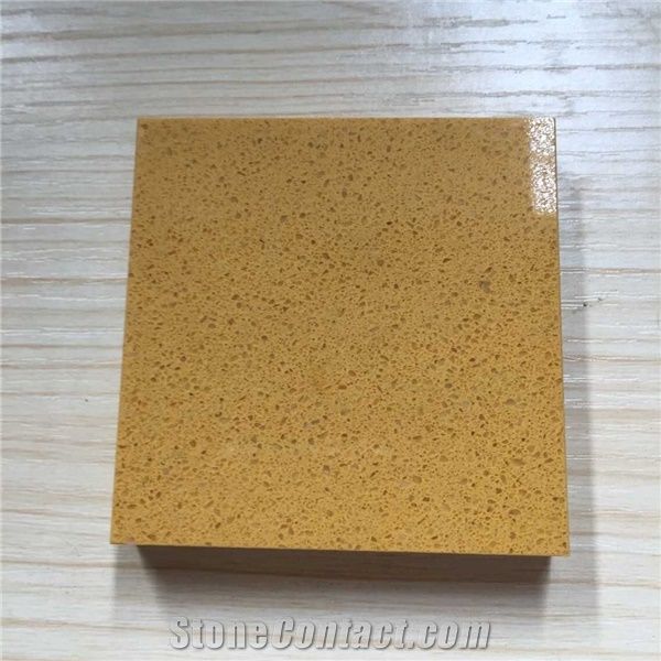 Wholesale Outstanding Pollution-Resistance,Natural Beauty,Yellow Quartz Stone Surfaces, Professional and Experienced Manufacturer and Exporter Of China Orange Engineered Stone Quartz Stone Countertops