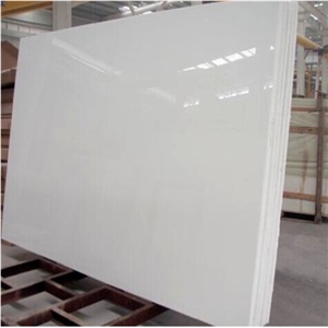 China Factory New Building Material Artificial Stone Super White Nano Crystal Glass Stone, Home Decoration, Hotel Decoration, Flooring Tiles, Wall Tiles, Countertop, Kitchentop, Exterior Wall