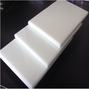 China Factory New Product Building Material High Quality Pure White High Polished Crystallized Glass Decorative Stone Panels