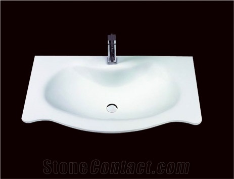 Crystallized Stone Basin Nano Glass Stone Sink Manmade Kitchen Sink for Decoration