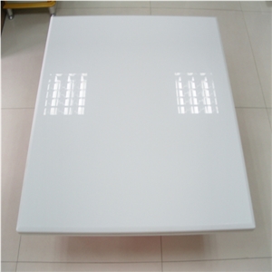 New Product Building Material Artificial Stone Super White Nano Crystal Glass Stone Flooring Tile Stone Wall Panel