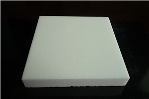 Pure White Nano Crystallized Glass Panel Wall Tiles & Slabs for Building