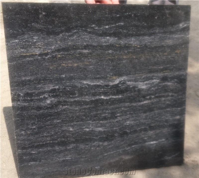 Ocean Black Granite Blocks, Owl Seawave Black Granite, River Black Granite Tile & Slabs, Indian Black