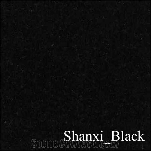 China Shanxi Black Granite Slabs & Tiles, China Black Granite Slabs & Tiles
