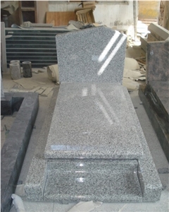 G603 Light Grey Granite Tombstone, G603 Granite Slant Grave