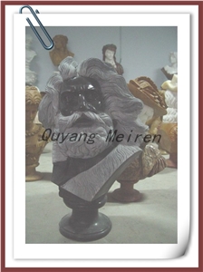 Garden Stone Busts,Black Marble Busts