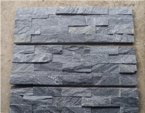 China Black Slate Cultured Stone Wall Cladding