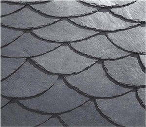 China Green Slate Roofing Tiles