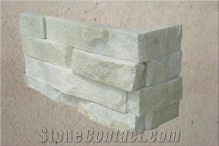 China White Slate Cultured Stone Corner Stone & Ledge Stone,Wall Stone