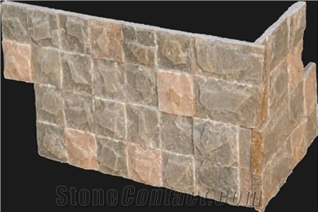 China White Slate Cultured Stone Corner Stone & Ledge Stone,Wall Stone
