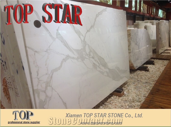 2015 New Calacatta White Marble from Italy