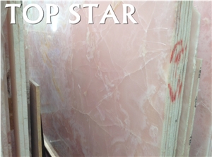 2015 New Pink Color Onyx from China Supplier Slabs & Tiles, Iran Pink Onyx