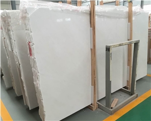 Polished Cheap China Pure White Marble 2cm Slabs, White Jade Marble Slabs & Tiles