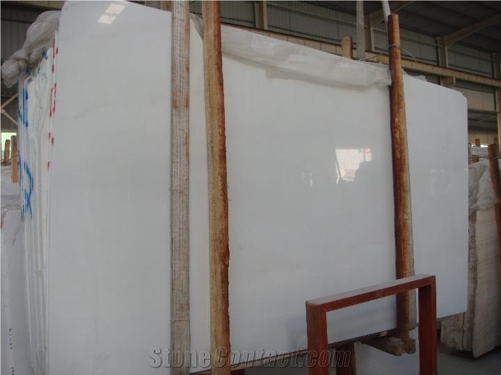 China Crystal White Marble Slabs & Tiles, Yanqing Crystal White Marble