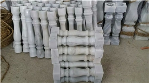 Guangxi White Marble Stone Baluster & Railings