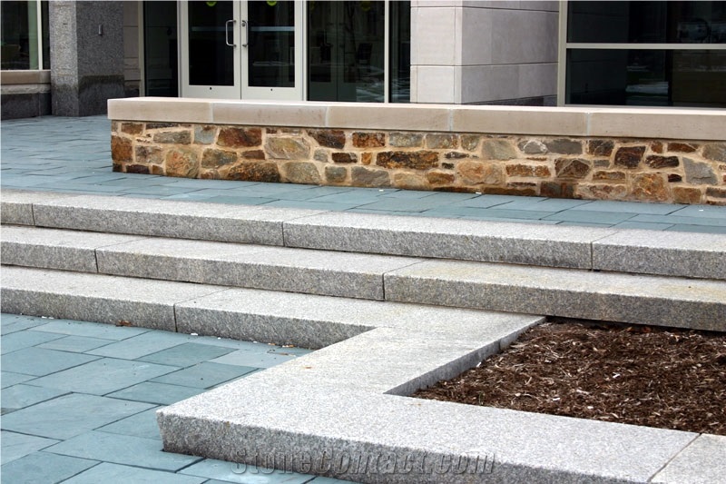 Outdoor G603 Light Grey Granite Landscape Stone Steps
