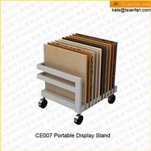 CE007---Wheeled server display rack flooring show rack