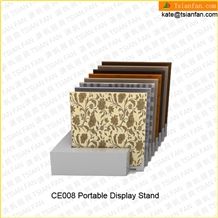 CE008---Portable sample tile show rack