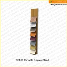 CE016---Portable decorative wood tile display frame