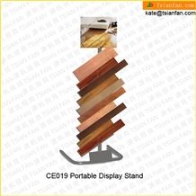 CE019---Cheap wood flooring tile display shelving