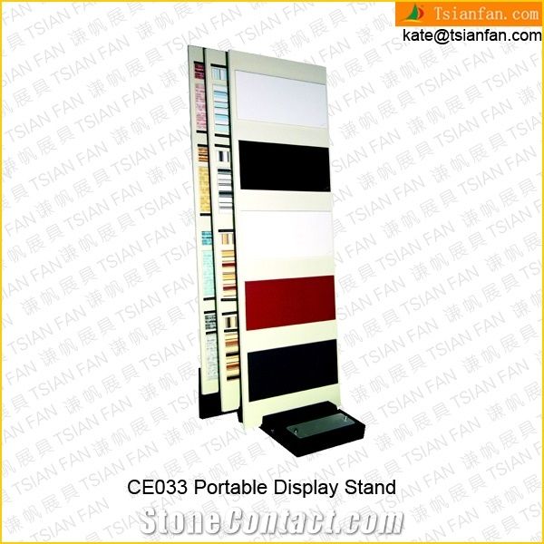 Ce033 Portable Laminate Flooring Wood Display Rack from China