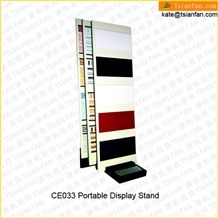 Ce033 -Portable Laminate Flooring Wood Display Rack