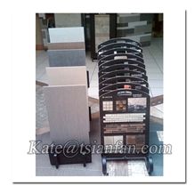 E092-Mdf Tile Show Stand Rack with Wheel