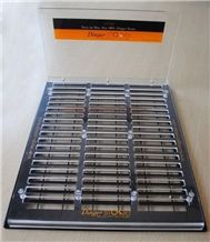 SRT009---Hot sale acrylic display stone sample rack