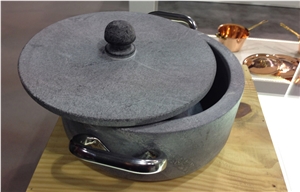 Basalt Lave Stone Cooking Pot,Cookware Kitchen Accessories