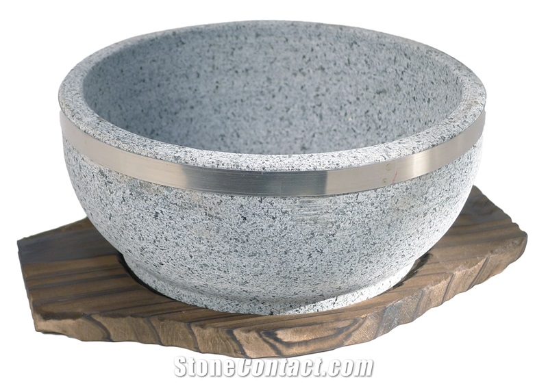 Grey Volcanic Basalt Kitchen Stone Accessories for Steak,Brick Oven Cooking,Basalt  Lave Stone Cooking Pot,Cookware Kitchen Accessories from China 
