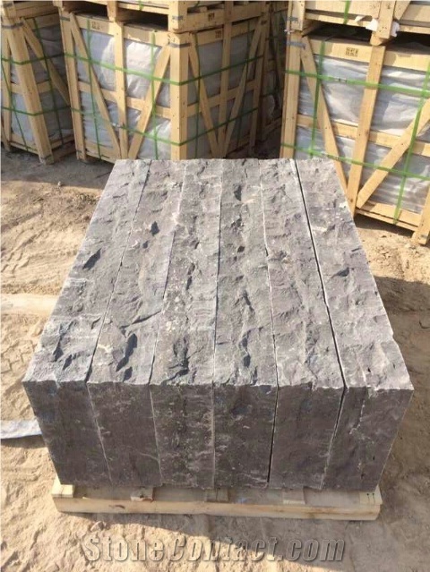 China Blue Limestone Steps & Stairs Slabs & Tiles