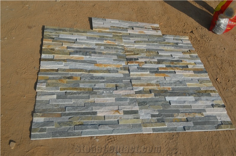Slate for Your Bathroom Wall Decoration, Beige Slate Cultured Stone