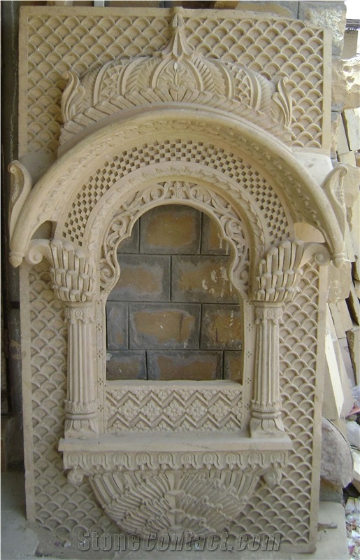 Sandstone Handicrafts Carving Jali