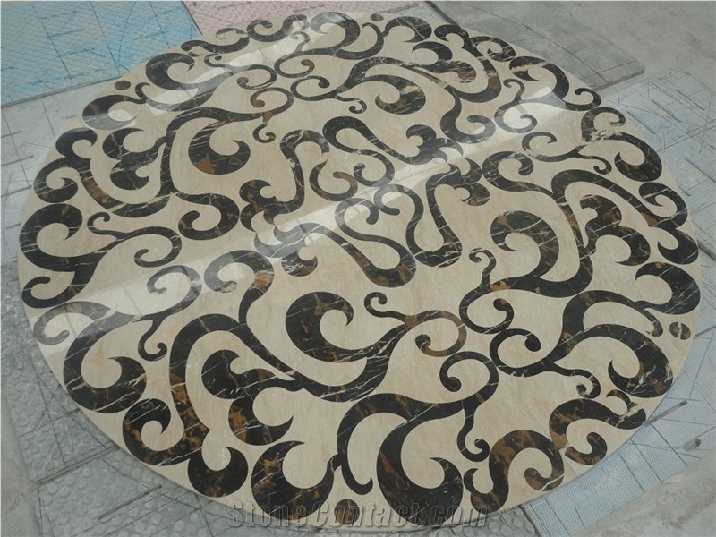 Marble Water Jet Decorative Medallions