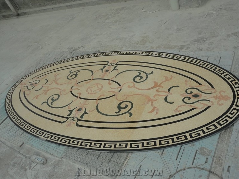 Marble Water Jet Decorative Medallions