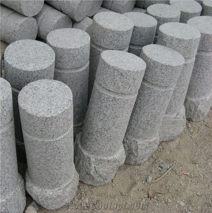 Cheap Red Granite Parking Stone,Veticle Stop Stone,Road Barrier