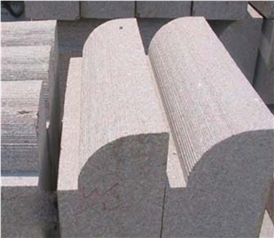 G368 Cheap Red Granite Curbstones, Road Stones