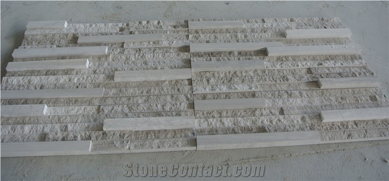 Hot China Oak White Marble Stacked Stones/ Cultured Stones/ Stone Veneer