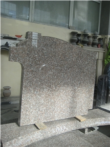 Poland Style Gray Granite Gravestone