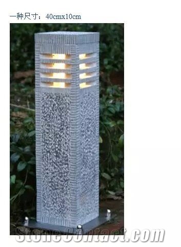Blue Limestone Lampstandard Lamp Post,Gardern Lanterns