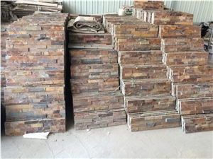 China Rust Slate Culture Stone Stock Discounted Prices