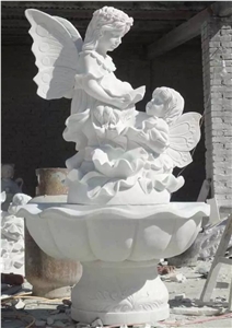China White Marble Garden Fountain Small Fountain, Internal Fountain,Sculpture Fountain