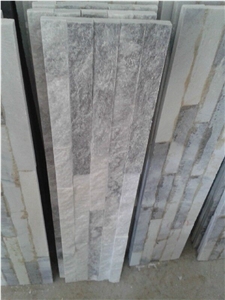 Grey White Marble Cloudy White Grey Marble Culture Stone Wall Cladding Panel Veneer