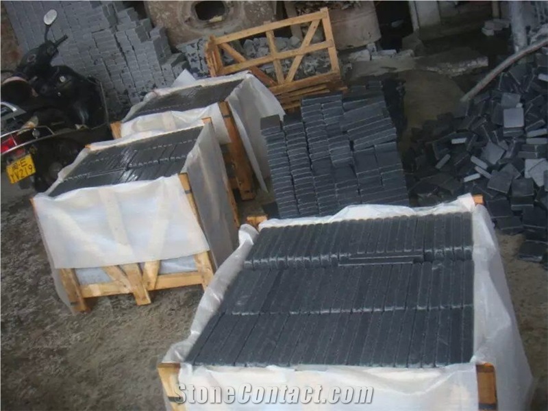 Hebei Black Granite Tombstones Kerbstones Base Cheap Prices Counter Tops