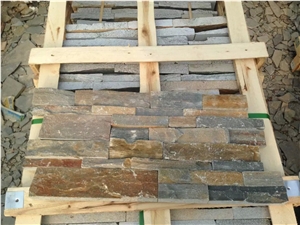 Rusty Slate Cultured Stone, Stack Stone Rock Face Stone Veneer Cheap Prices