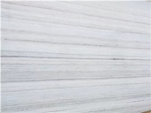 White Crystal Wooden Veins Marble Big Slabs Cheap Prices