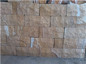 Yellow Turkish Sandstone for Wall Stone