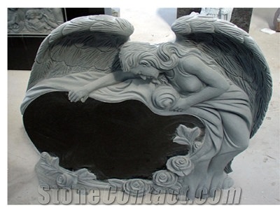 Angel Tombstones, Brown Upright Monuments,Dreamfull Multi-Color Tombstones