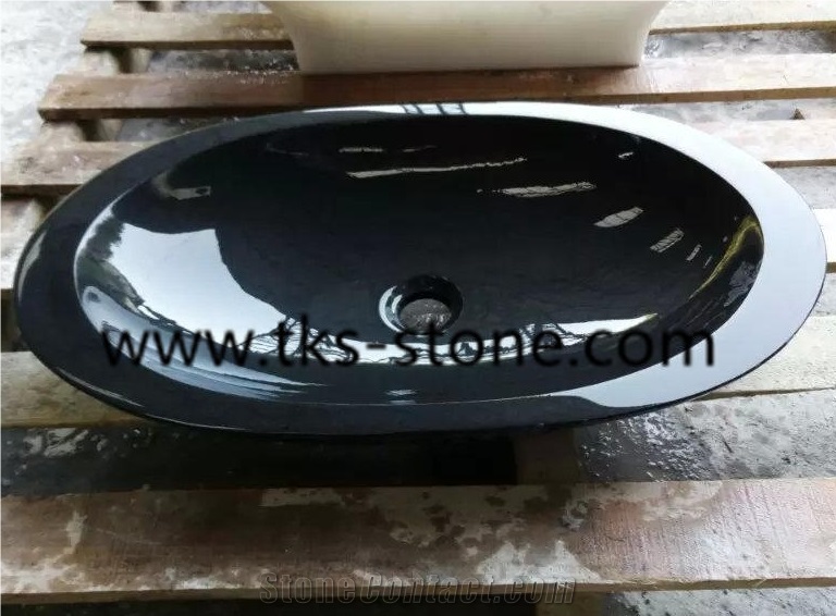 Black Granite Basins & Sinks,Oval Basins,Oval Sinks,Bathroom Sinks