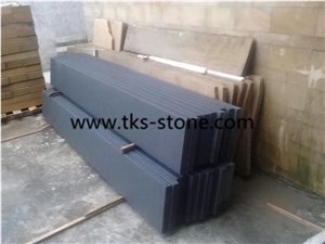Black Sandstone Slabs & Tiles,China Black Sandstone,Sandstone Cut to Size